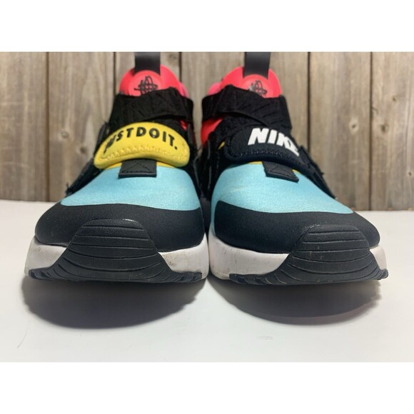 NIKE AIR HUARACHE CITY BLEACHED AQUA BLACK RACER PINK Women’s Shoe Size 7.5 - Picture 3 of 10